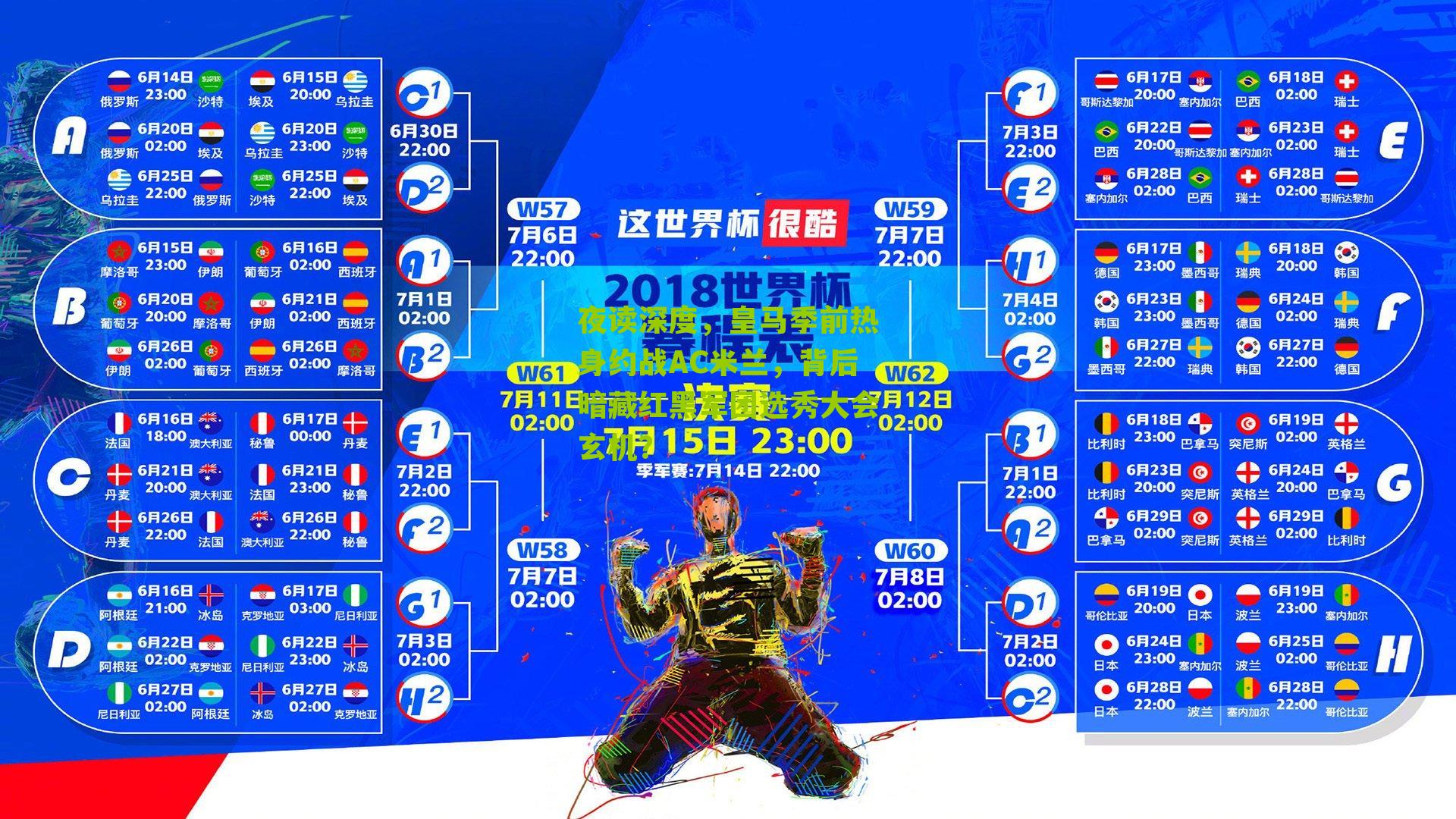 夜读深度,皇马季前热身约战AC米兰,背后暗藏红黑军团选秀大会玄机?
